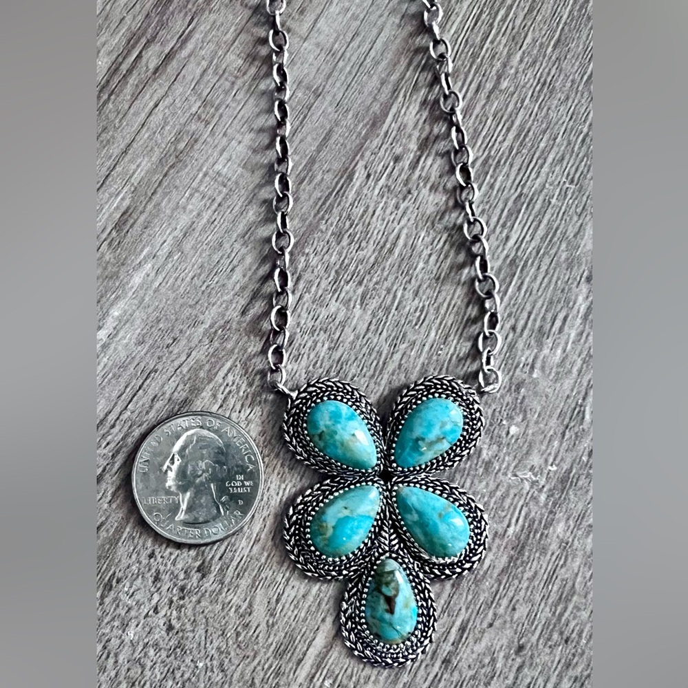 Barse Turquoise Necklace - Picture 4 of 4
